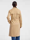 Orsay Trench beige da donna in pelle scamosciata ORSAY