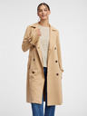 Orsay Trench beige da donna in pelle scamosciata ORSAY