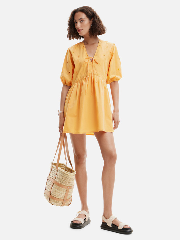 Desigual Mini abito Desigual Lombard arancione da donna