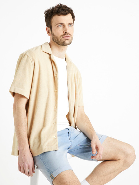 Celio Maglietta beige da uomo Celio Dabob