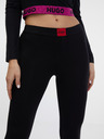 HUGO Leggings neri da donna HUGO