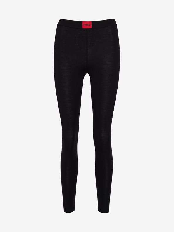 HUGO Leggings neri da donna HUGO