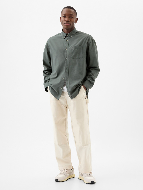 GAP Oversized logo oxford shirt GAP