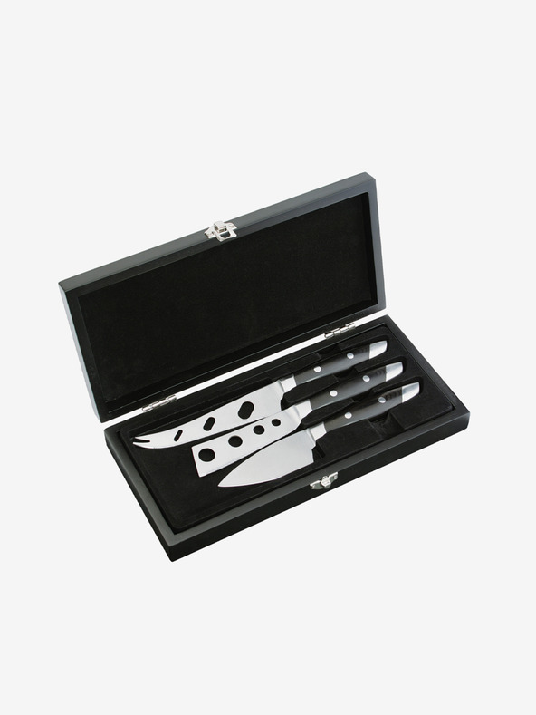 Cilio Set di tre coltelli da formaggio in confezione regalo Fontina Cilio