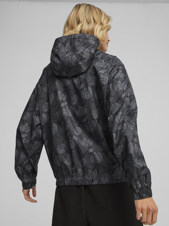 Puma Grigio donna Puma Blossom AOP Giacca a vento leggera a fantasia