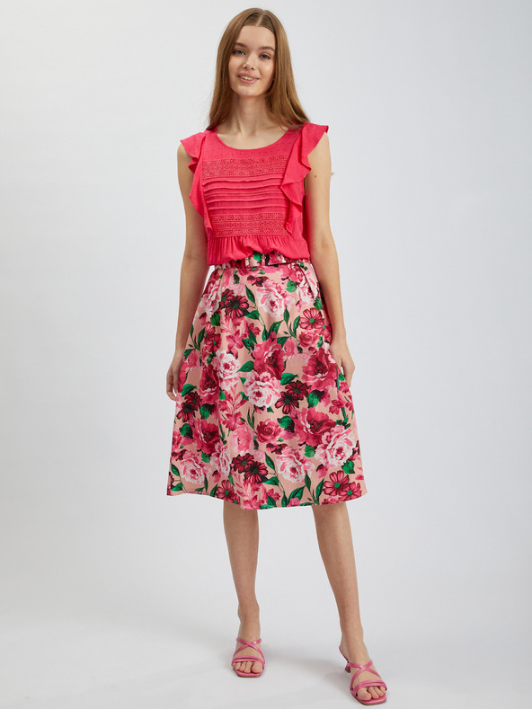 Orsay Gonna floreale rosa da donna ORSAY