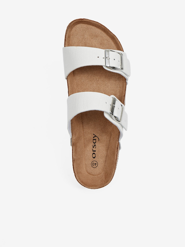 Orsay Pantofole da donna bianche ORSAY