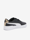 Puma Sneakers in pelle nera da donna Puma Carina 2.0 Metallic Shine