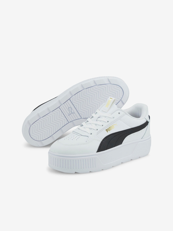 Puma Sneakers con plateau in pelle Karmen Rebelle Bianco Donna