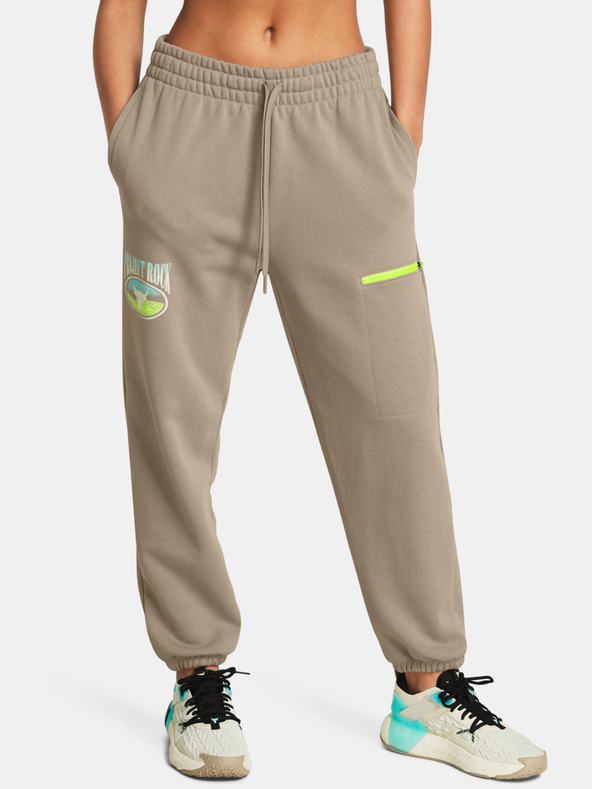 Under Armour Pantaloni sportivi donna Under Armour Pjt Rck Q1 HW Terry Pant