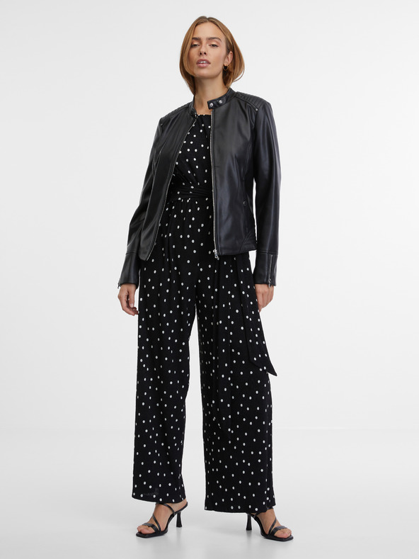 Orsay Giacca di pelle nera da donna ORSAY