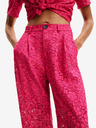 Desigual Pantaloni in pizzo rosa scuro Desigual da donna Dharma