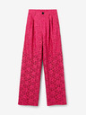 Desigual Pantaloni in pizzo rosa scuro Desigual da donna Dharma