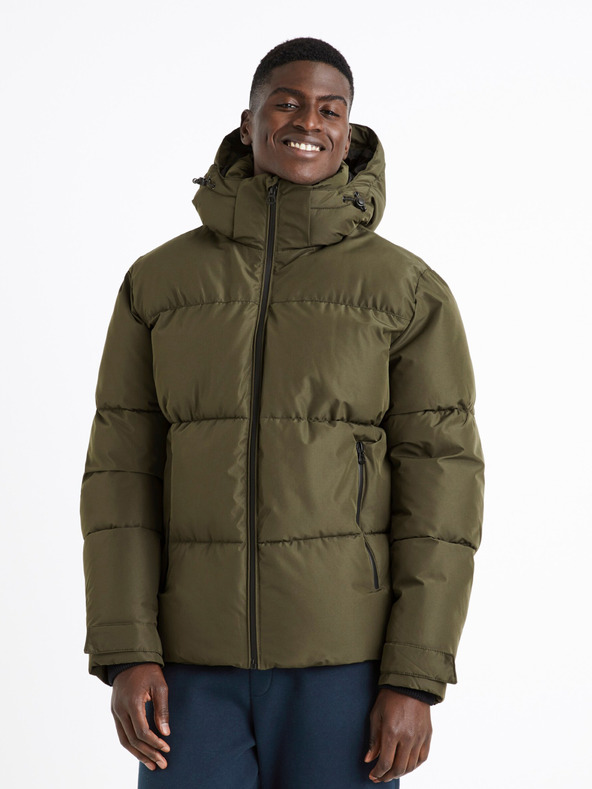 Celio Giacca invernale trapuntata da uomo Khaki Celio CUNOTTE