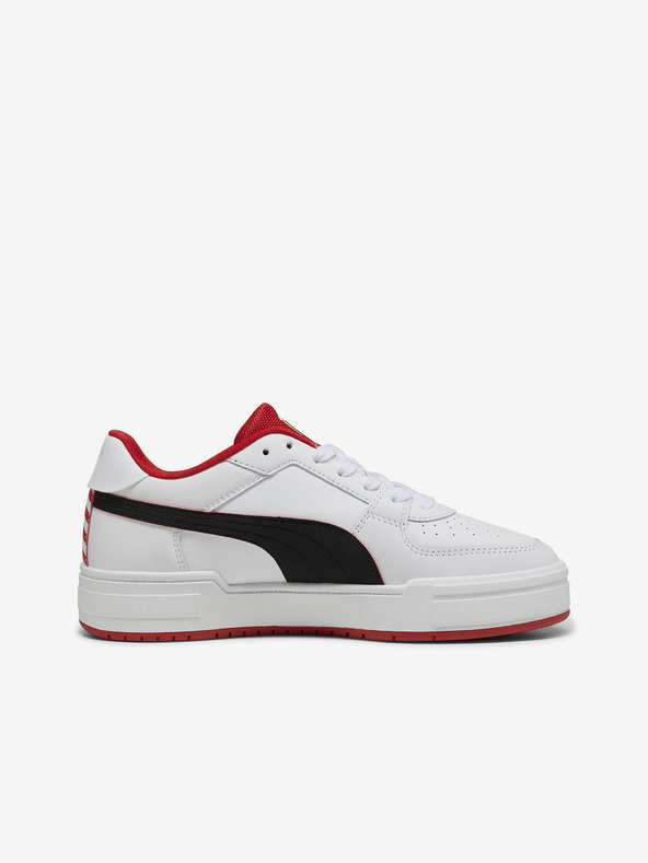 Puma Scarpe da ginnastica in pelle bianca Puma Ferrari CA Pro