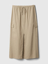 GAP Utility linen midi skirt GAP