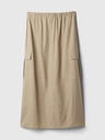 GAP Utility linen midi skirt GAP