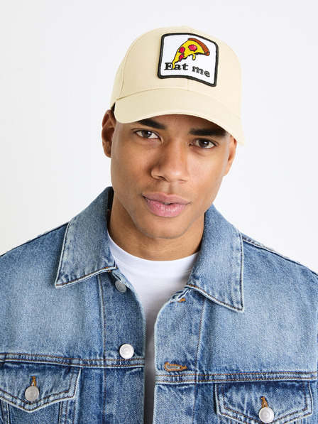 Celio Cappello Celio Gicapfun da uomo color crema