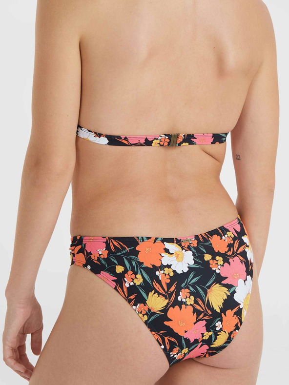 O'Neill Bikini Bottom nero da donna con fiori O'Neill Cruz