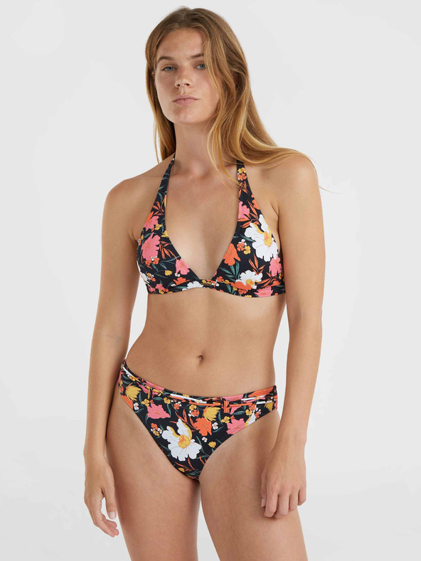 O'Neill Bikini Bottom nero da donna con fiori O'Neill Cruz