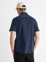 Celio Camicia Celio Barik a maniche corte da uomo blu scuro