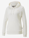 Puma Felpa con cappuccio con ricamo Puma ESS+ crema TR