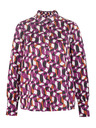 Orsay Camicia da donna viola a fantasia ORSAY