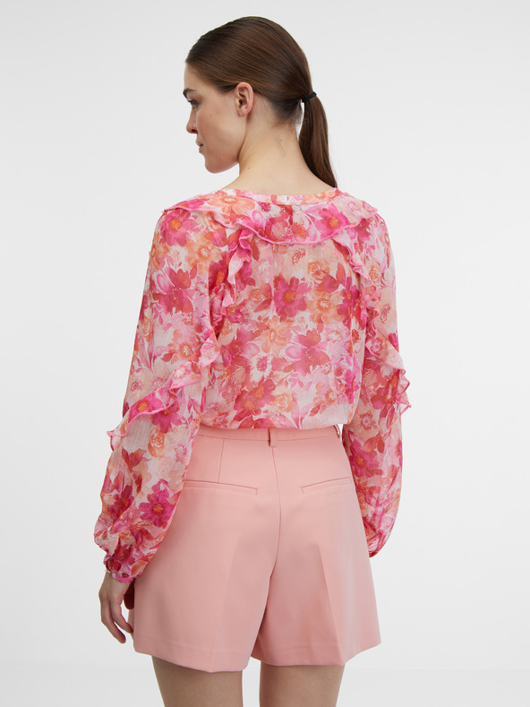 Orsay Camicetta floreale rosa da donna ORSAY