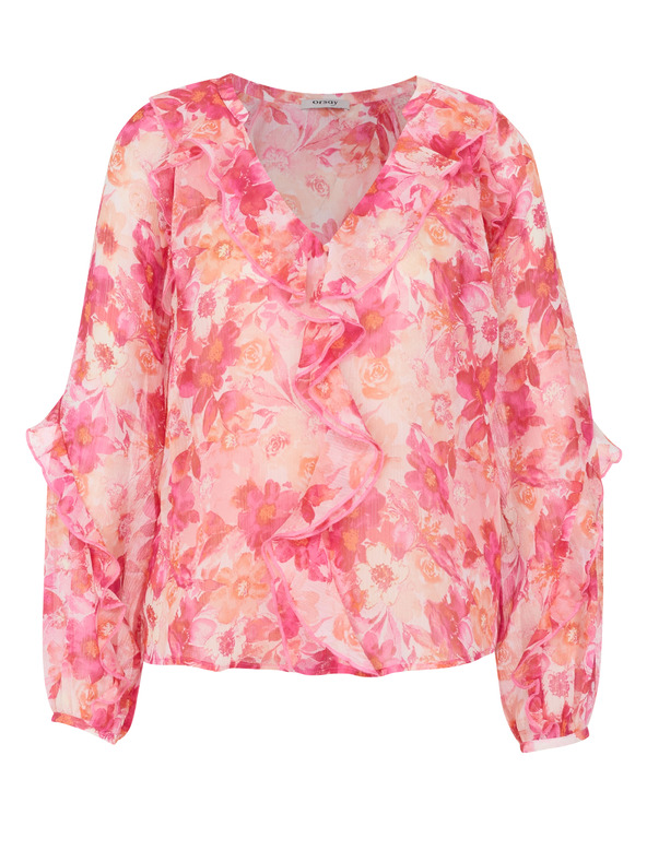 Orsay Camicetta floreale rosa da donna ORSAY