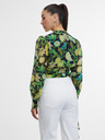 Orsay Blusa stampata nero e gialla da donna ORSAY