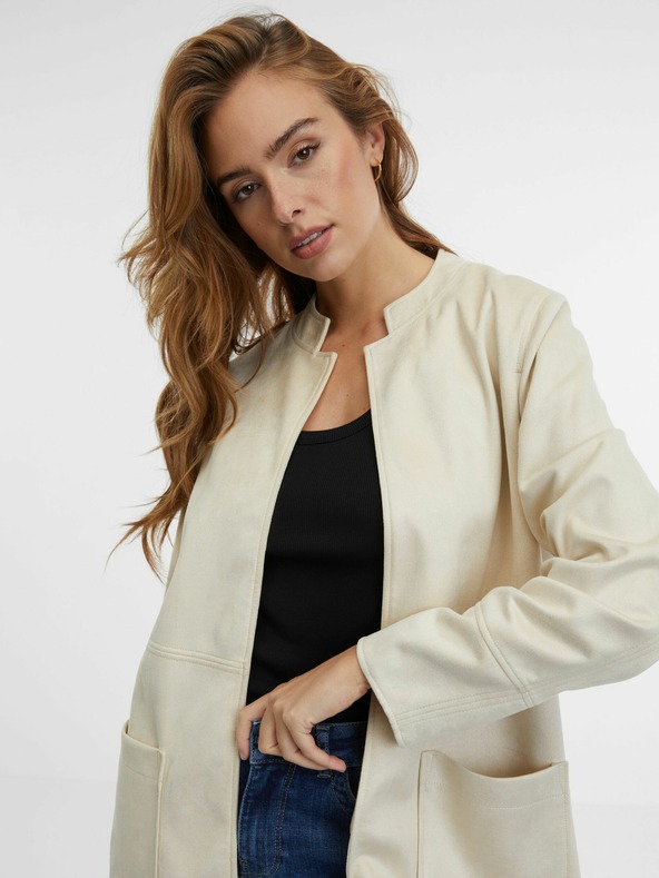 Orsay Giacca in similpelle beige donna ORSAY