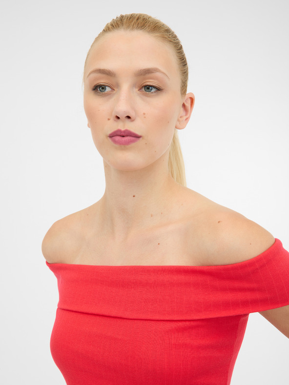 Orsay Camicia a maniche corte rossa da donna ORSAY