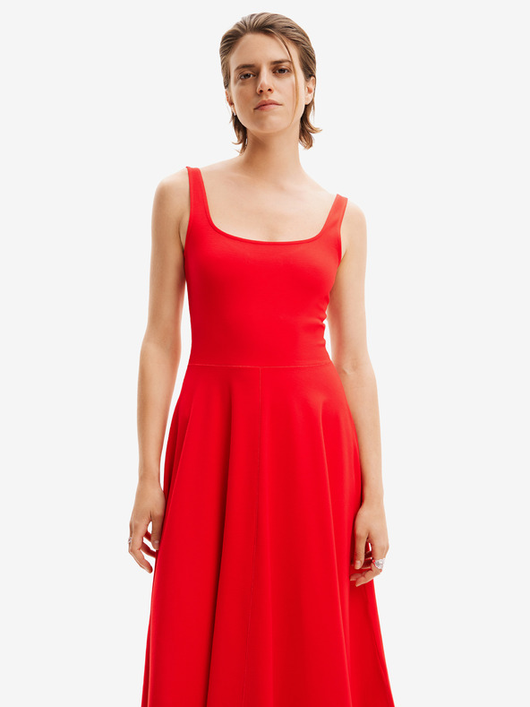 Desigual Abito midi Desigual Haria rosso da donna
