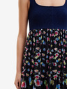 Desigual Maxi abito floreale da donna blu scuro Desigual Vancouver