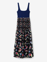 Desigual Maxi abito floreale da donna blu scuro Desigual Vancouver