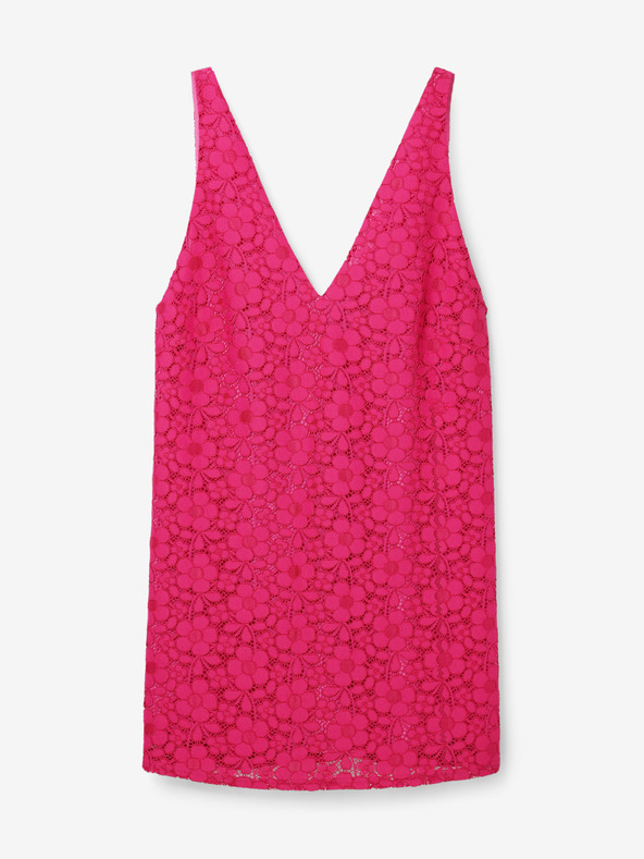 Desigual Abito Desigual in pizzo rosa scuro da donna