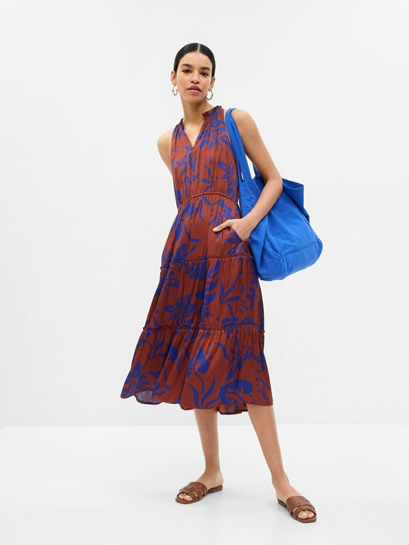 GAP Patterned midi dress GAP