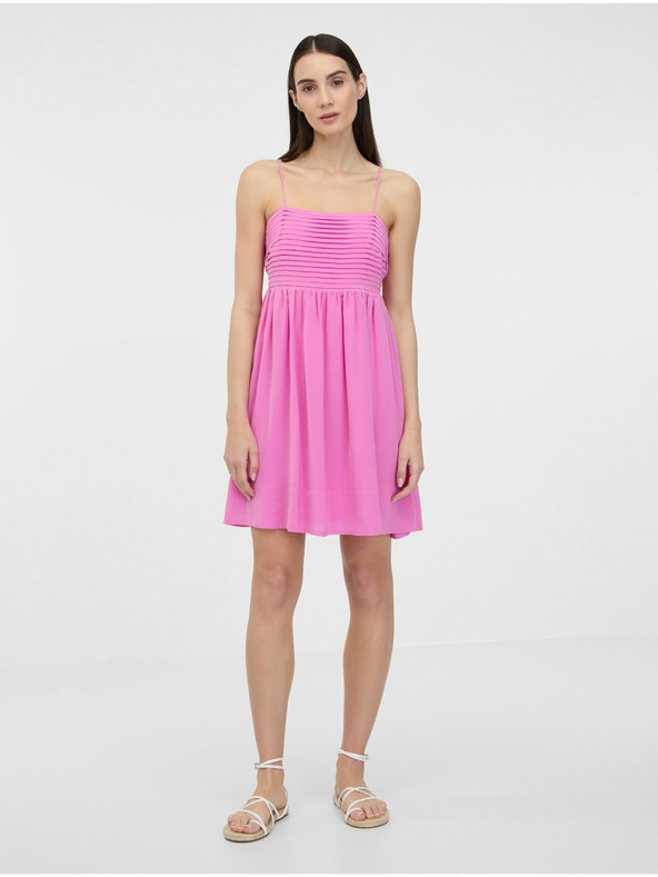 Orsay Abito al ginocchio da donna rosa ORSAY