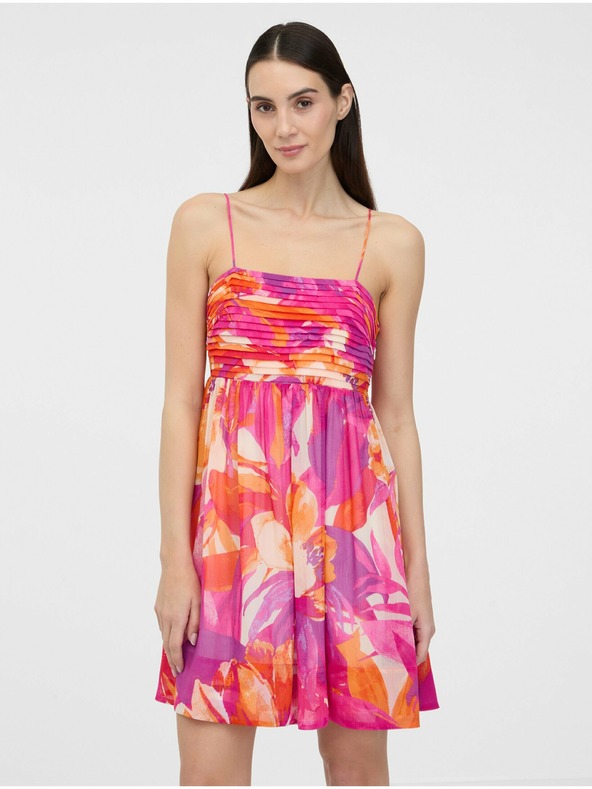 Orsay Abito al ginocchio da donna rosa scuro ORSAY