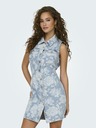 ONLY Abito camicia in denim azzurro da donna ONLY Zindy