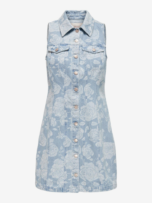 ONLY Abito camicia in denim azzurro da donna ONLY Zindy