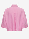 ONLY Camicia cropped rosa da donna ONLY Astrid