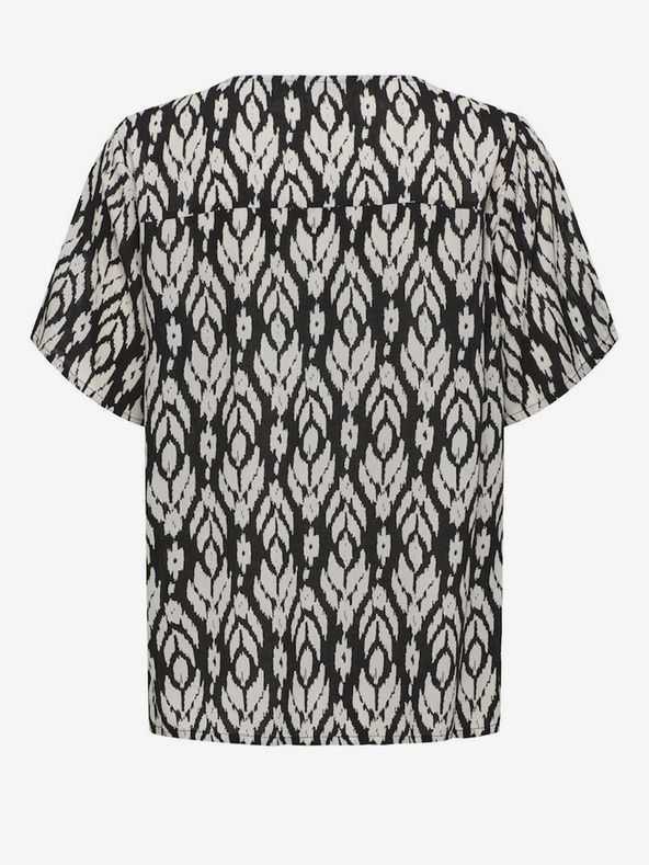 ONLY Camicetta nera a fantasia da donna SOLO Susan