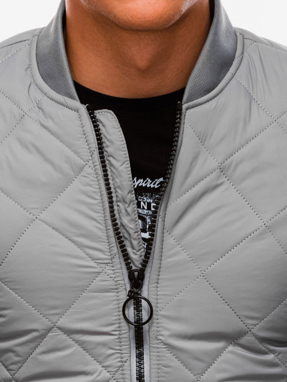 Edoti Giacca bomber di transizione da uomo C - grigio