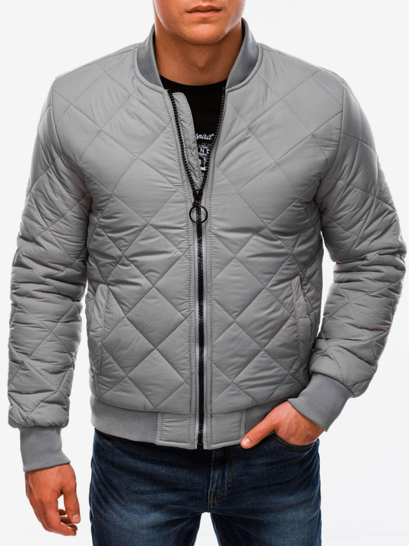 Edoti Giacca bomber di transizione da uomo C - grigio