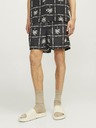 Jack & Jones Costume da bagno nero a fantasia da uomo Jack & Jones Fiji