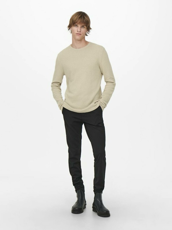 ONLY & SONS Maglione beige da uomo ONLY & SONS Panter