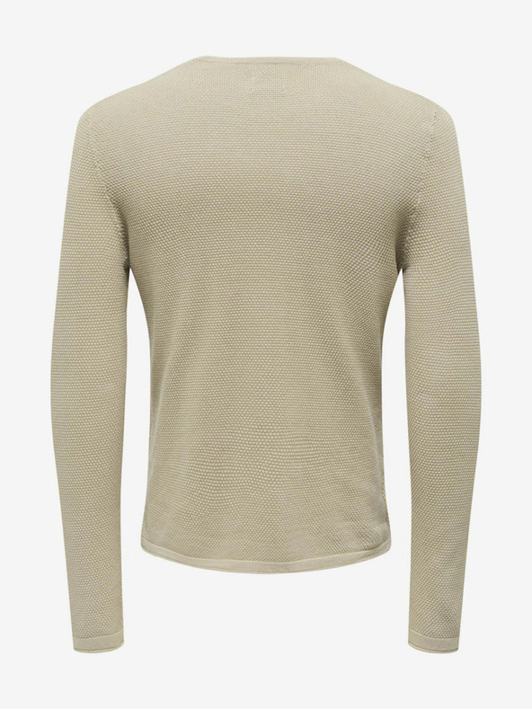 ONLY & SONS Maglione beige da uomo ONLY & SONS Panter