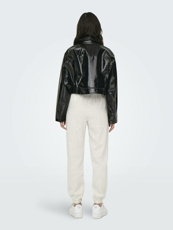 ONLY Giacca in pelle nera da donna ONLY Simone