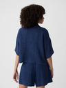 GAP Linen crop shirt GAP